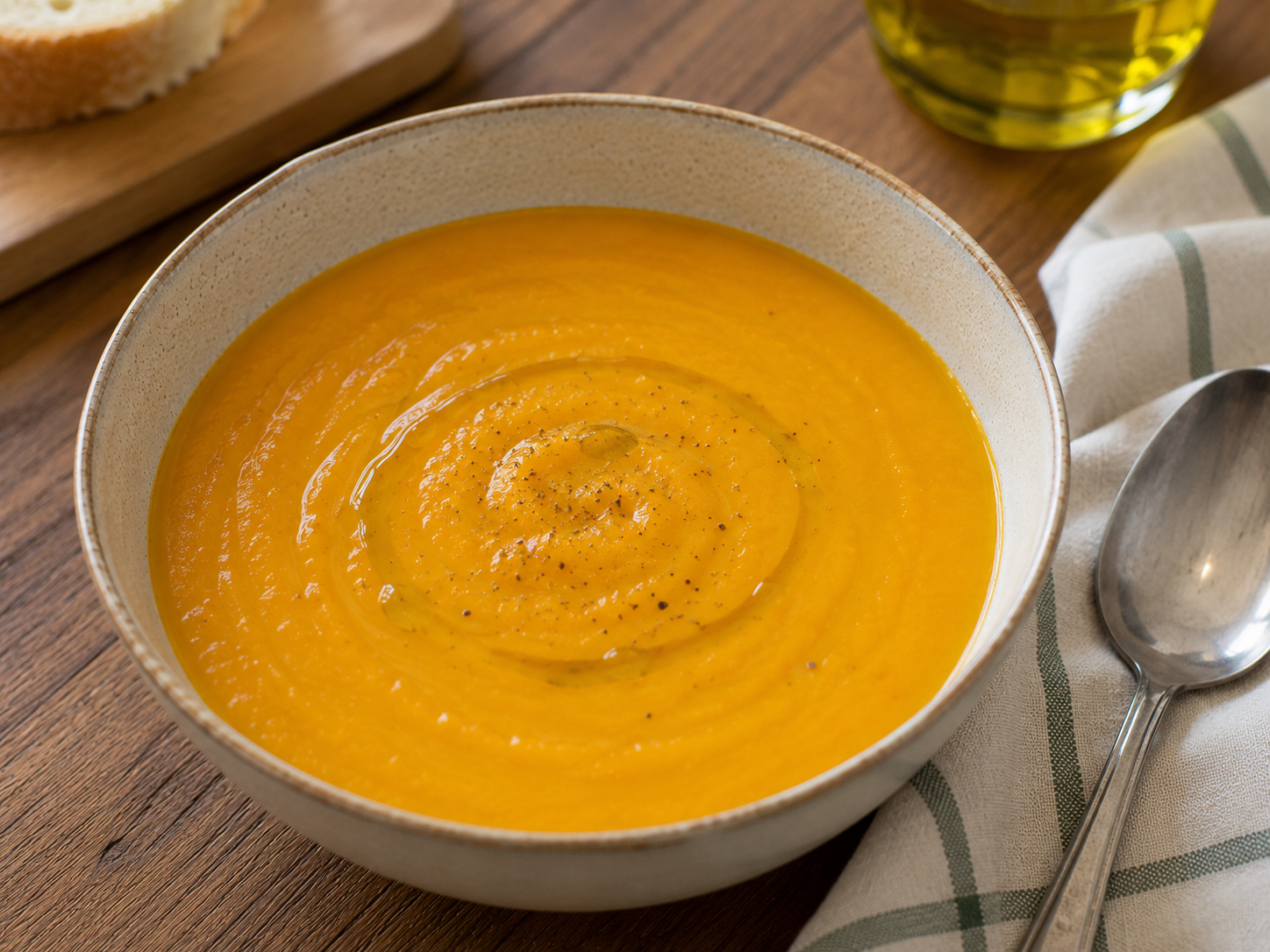 crema de calabaza casera