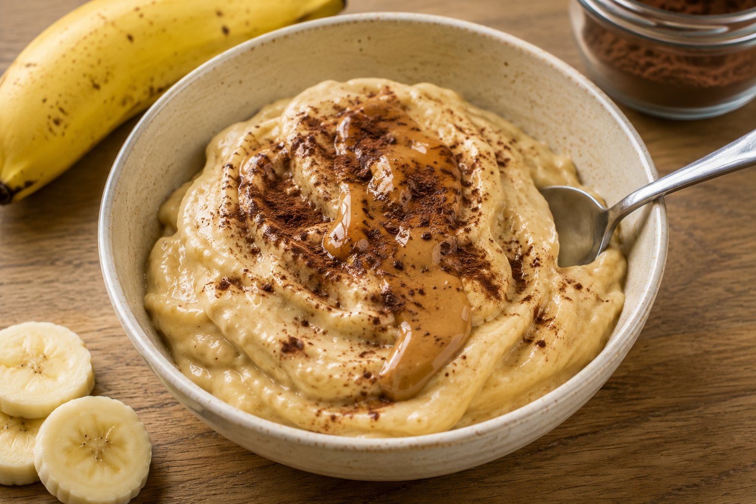 helado de plátano casero