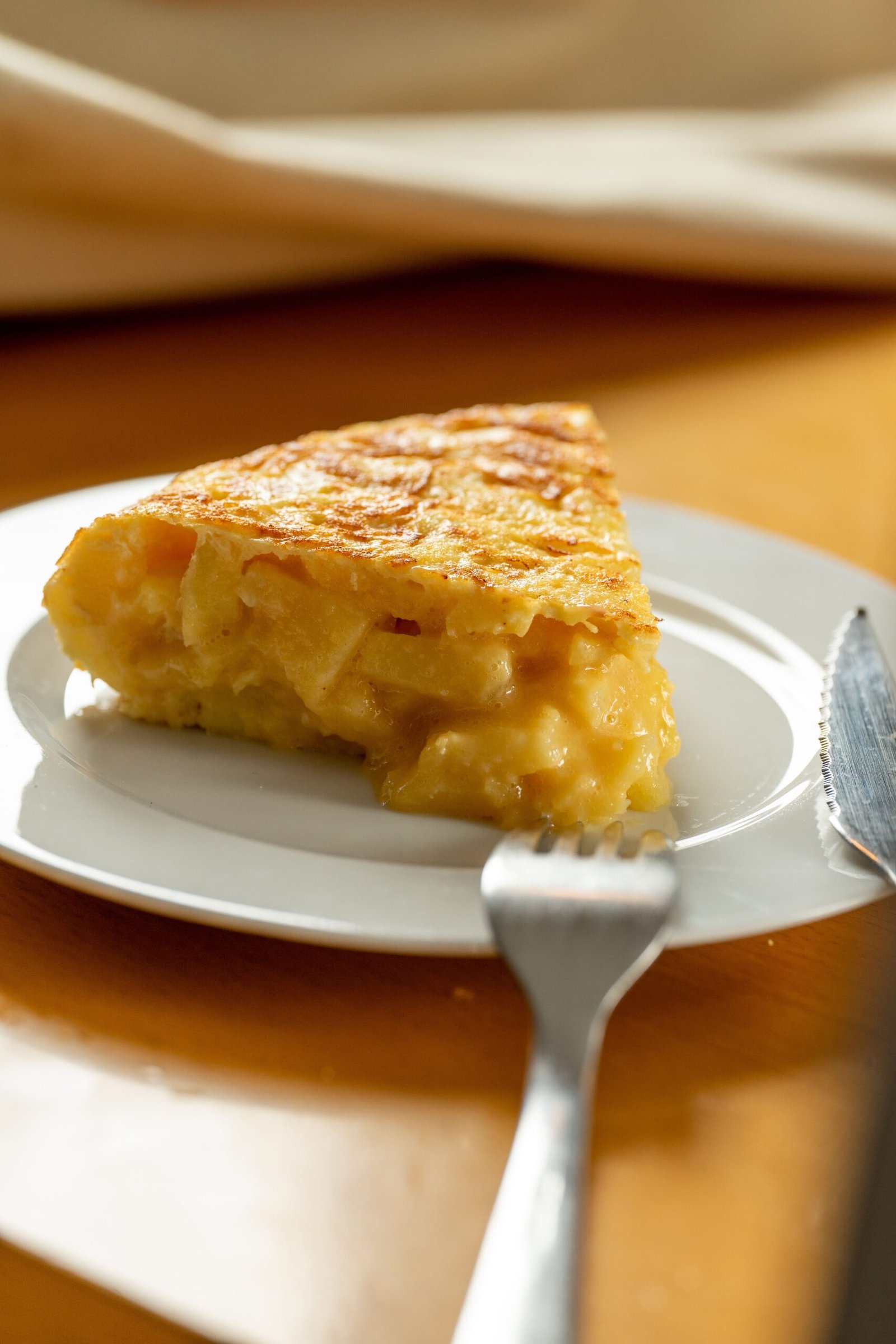 Tortilla de patatas saludable al horno
