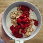 avena overnight con frutos rojos