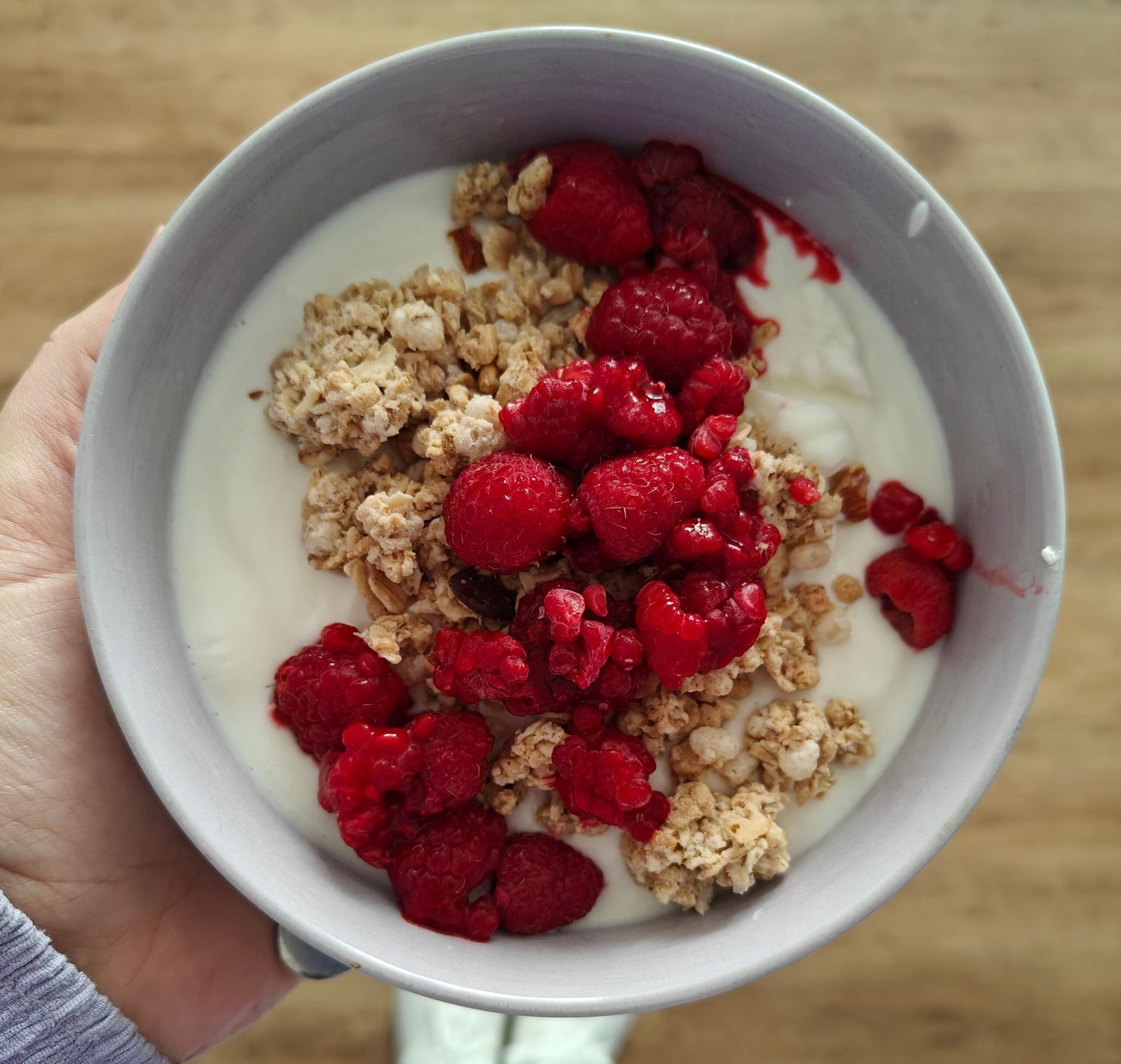 avena overnight con frutos rojos