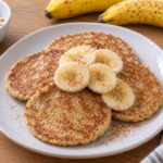 tortitas de avena y plátano sin azúcar